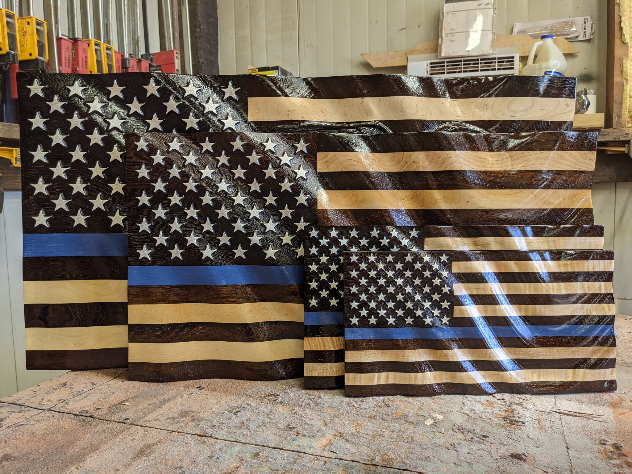 Wenge & Maple with Wenge Union-Thin Blue Line