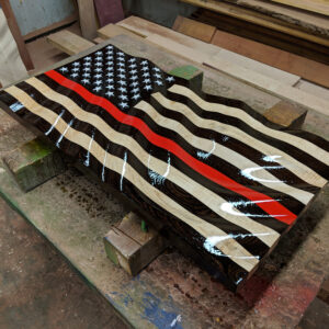 Wenge & Maple Thin Red Line